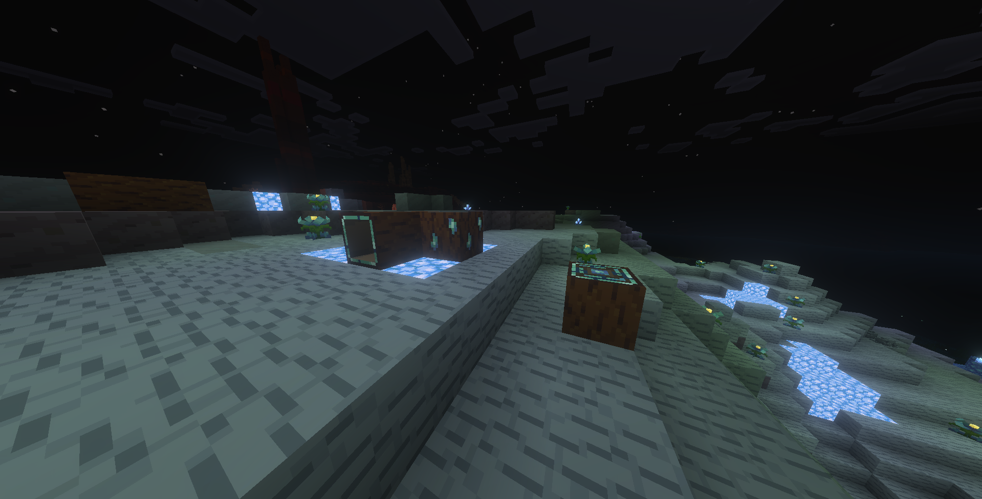 Cracked Petrified Log